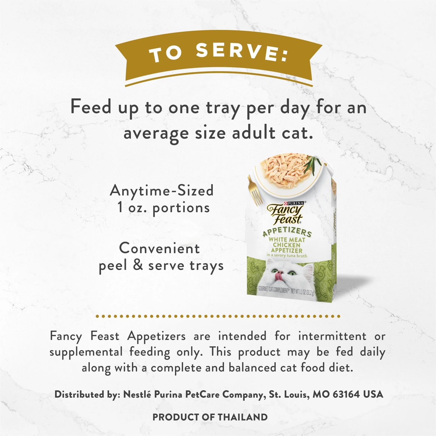 Purina Appetizers Grain Free Wet Cat Food White Meat Chicken Appetizer in a Savory Tuna Cat Food Broth