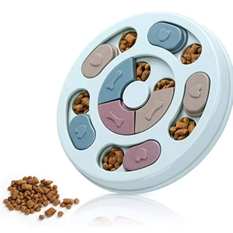 Dog Puzzle Toys Slow Feeder Interactive Increase IQ Food Dispenser Non-Slip Slowly Eating Bowl Cat Dogs Food Games