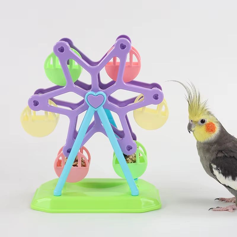 Parrot Foraging Toy Bird Food Jar Bird Food Box Feeder Bird Cage Bird Toy Decompression Toy Puzzle Toy Special