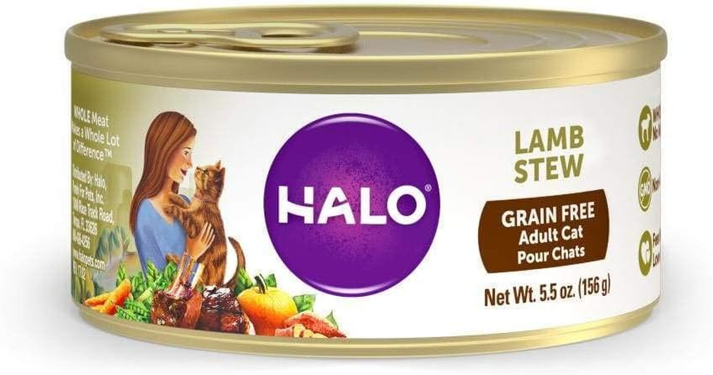 Lamb Stew Wet Cat Food, 5.5Oz Can (Pack of 12)