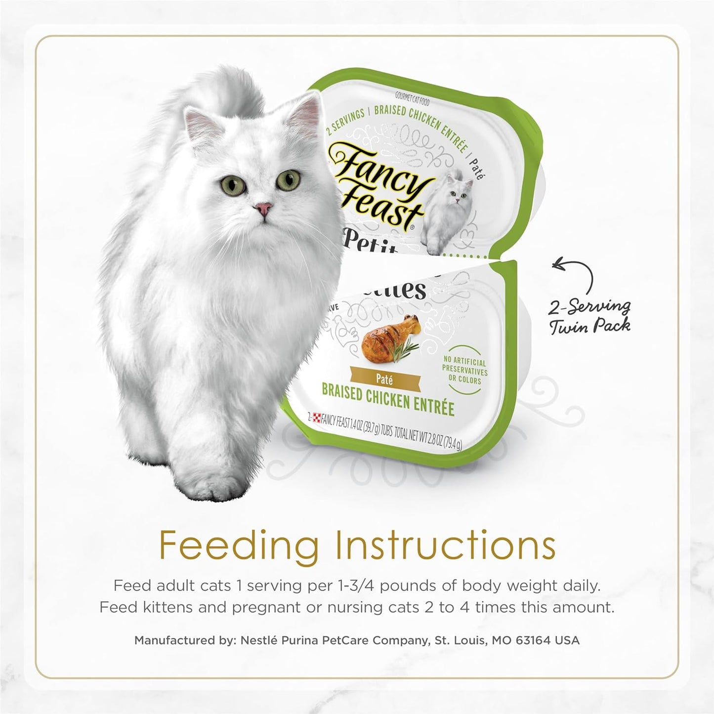 Purina Gourmet Wet Cat Food Variety Pack, Petites Pate Collection, Break-Apart Tubs, 24 Servings - (Pack of 12) 2.8 Oz. Tubs