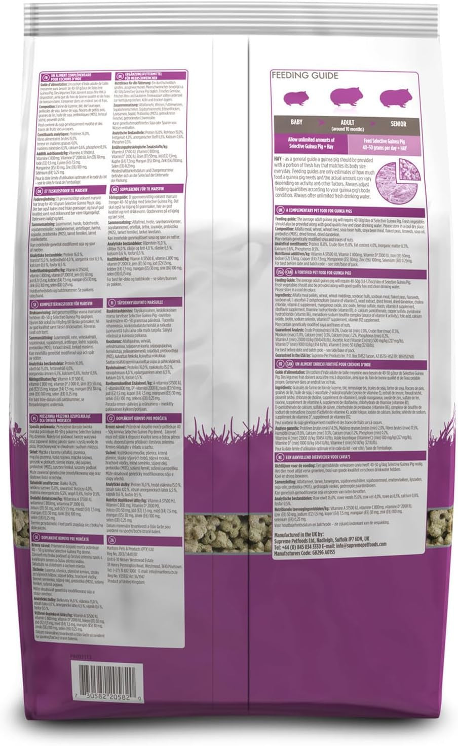 Supreme Science Selective Guinea Pig Food 4Lbs