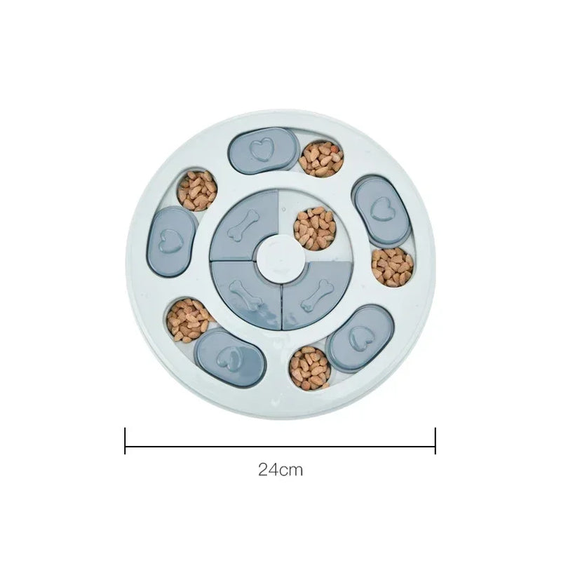 Dog Puzzle Toys Slow Feeder Interactive Increase IQ Food Dispenser Non-Slip Slowly Eating Bowl Cat Dogs Food Games