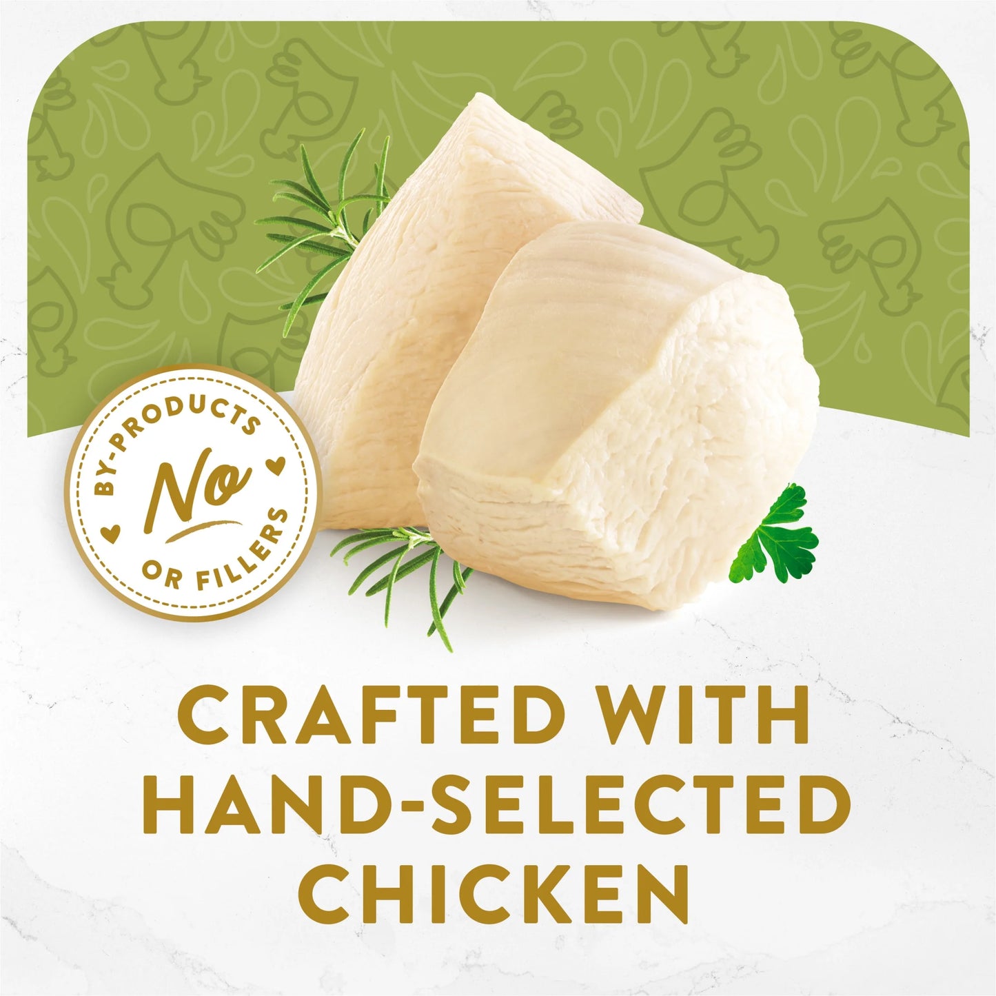 Purina Appetizers Grain Free Wet Cat Food White Meat Chicken Appetizer in a Savory Tuna Cat Food Broth