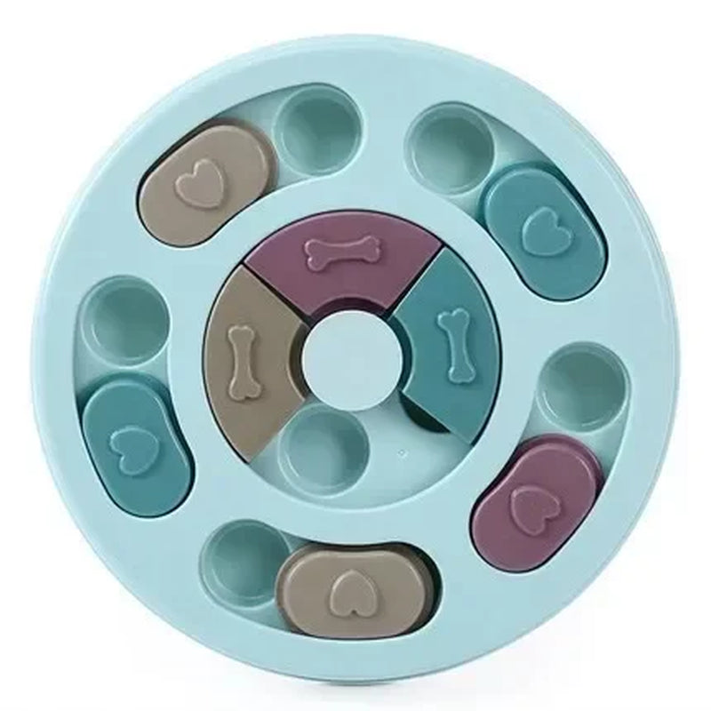 Dog Puzzle Toys Slow Feeder Interactive Increase IQ Food Dispenser Non-Slip Slowly Eating Bowl Cat Dogs Food Games