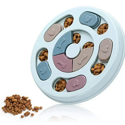 Dog Puzzle Toys Slow Feeder Interactive Increase IQ Food Dispenser Non-Slip Slowly Eating Bowl Cat Dogs Food Games