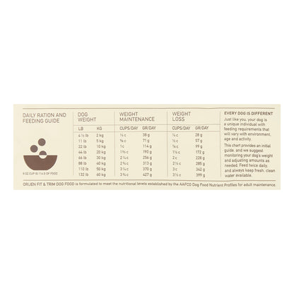 Fit & Trim Biologically Appropriate Grain-Free Dry Dog Food, 4.5 Lb