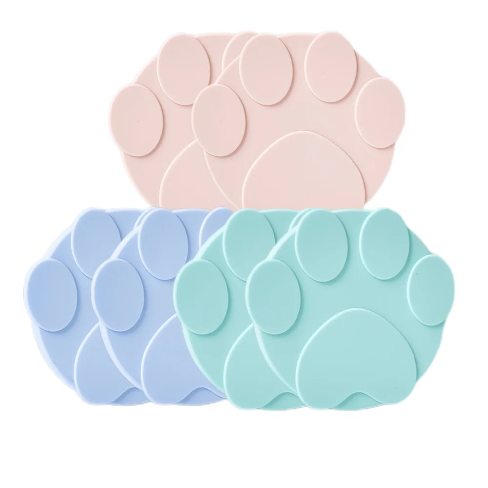 Cute Cat Paw Can Storage Cover Reusable Pet Food Cover Can Lid 2-In-1 Fresh-Keeping Food Cover Spoon Tin Cans Food Accessories