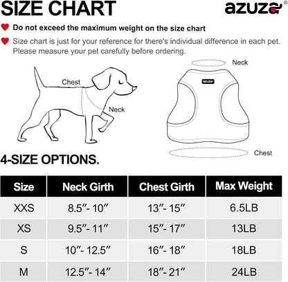 Dog Harness for Small Dogs No Pull Reflective Soft Mesh Dog Vest Step in Harness All Weather Comfort Small Dog Harnesses Royal Blue XS: 15"-17"