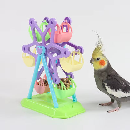 Parrot Foraging Toy Bird Food Jar Bird Food Box Feeder Bird Cage Bird Toy Decompression Toy Puzzle Toy Special