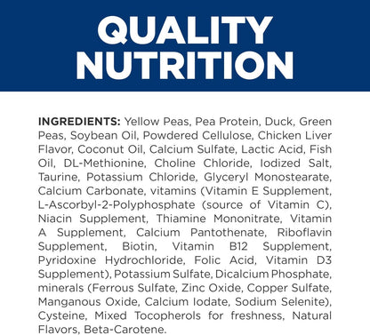 D/D Food Sensitivities Duck & Green Pea Formula Dry Cat Food, Veterinary Diet, 3.5 Lb. Bag