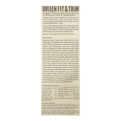 Fit & Trim Biologically Appropriate Grain-Free Dry Dog Food, 4.5 Lb