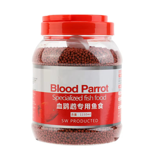 Blood Red Parrot Fish Food 500G Color-Enhancing Red Parrot Cichlid Fish Feed Food