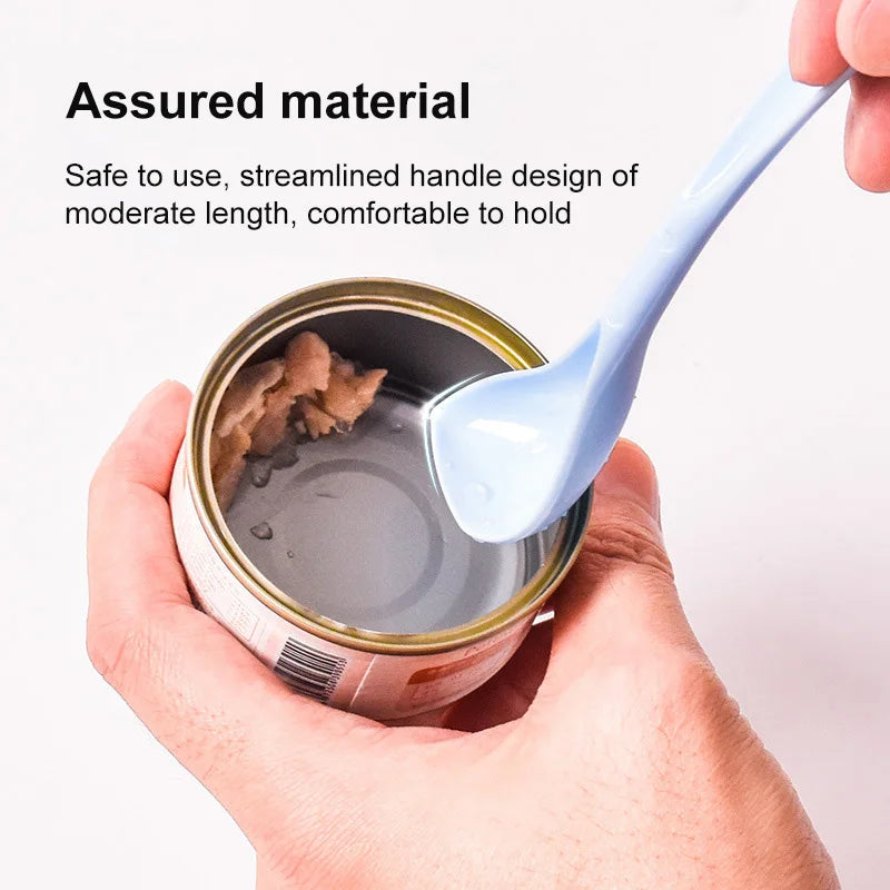 Cute Cat Paw Can Storage Cover Reusable Pet Food Cover Can Lid 2-In-1 Fresh-Keeping Food Cover Spoon Tin Cans Food Accessories