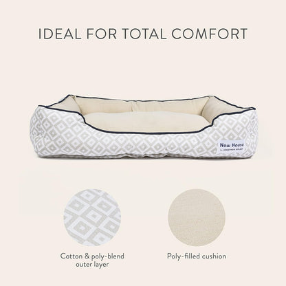 Now House for Pets by  Grey Diamond Cuddler Dog Bed, Medium Washable for Medium Sized Dogs