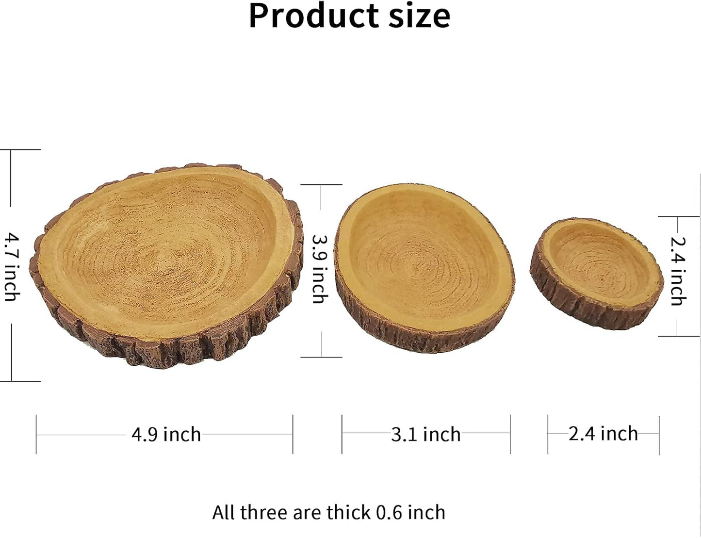 Reptile Food and Water Bowls,Bearded Dragons Accessories