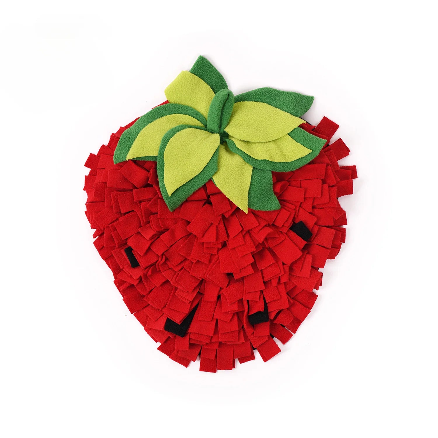 Strawberry Pet Sniffing Mat Hidden Food Slow Food Sniffing Mat Fun Interactive Decompression and Energy-Consuming Pet Toy